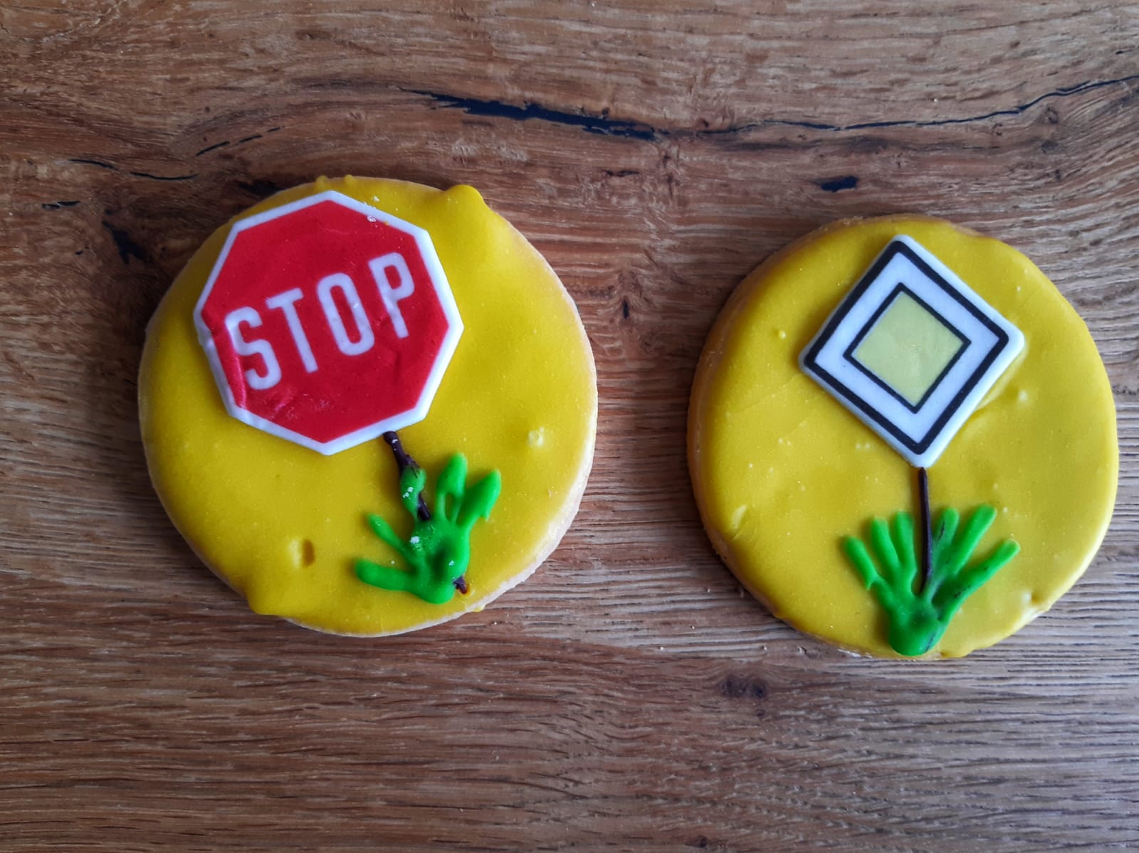 Kekse Verkehrsschilder